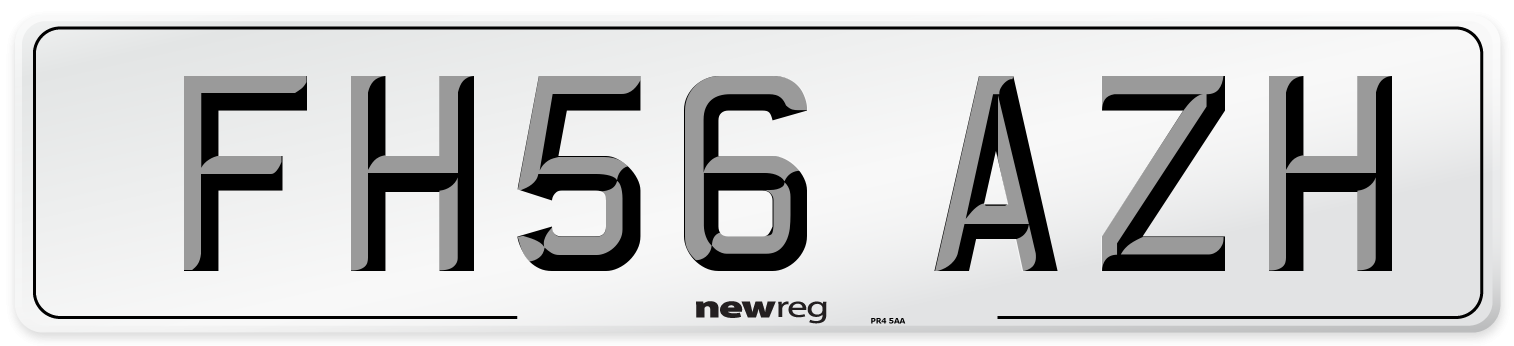 FH56 AZH Number Plate from New Reg